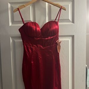 Haute Monde Red Mini Dress
